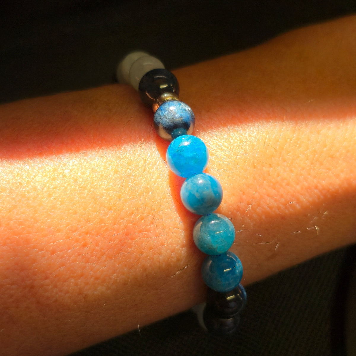 Aigue-marine & Apatite - Bracelet