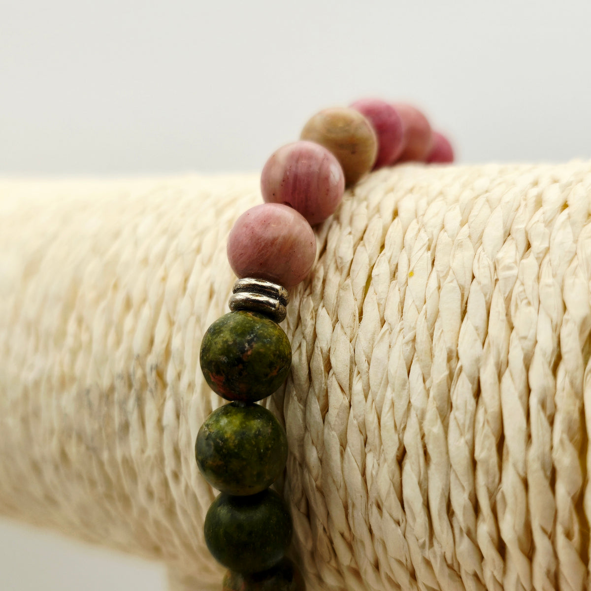 Rhodonite & Unakite - Bracelet
