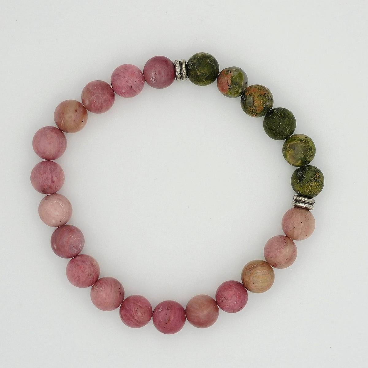 Rhodonite & Unakite - Bracelet