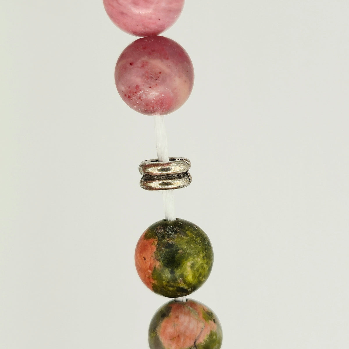 Rhodonite & Unakite - Bracelet